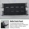 WEEVDRIE Large Molle Patch Panel, Molle Velcro Panel for 6