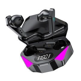 TEHAUX 1 Set TWS Wireless Earbuds with Charging Case Low Latency Gaming Headsets Comfortable Fit for Music and Calls Digital Display for Go Use