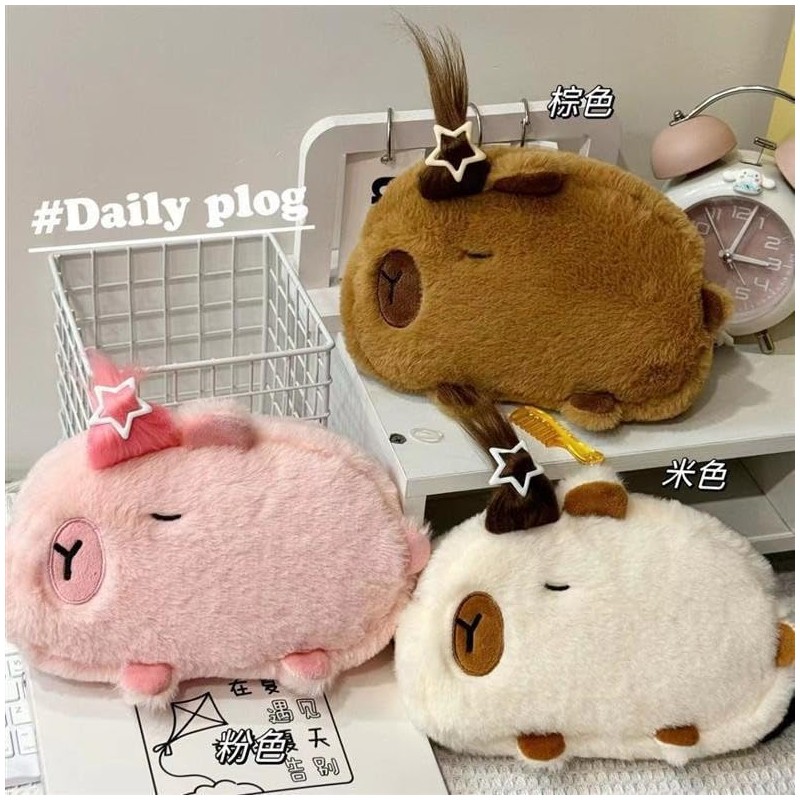HSYHERE Capybara - Estuche para lápices con cierre, para guardar