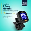 Hola! Music Professional Clip-On Tuner, Ukulele Tuner Rechargeable, Quick &