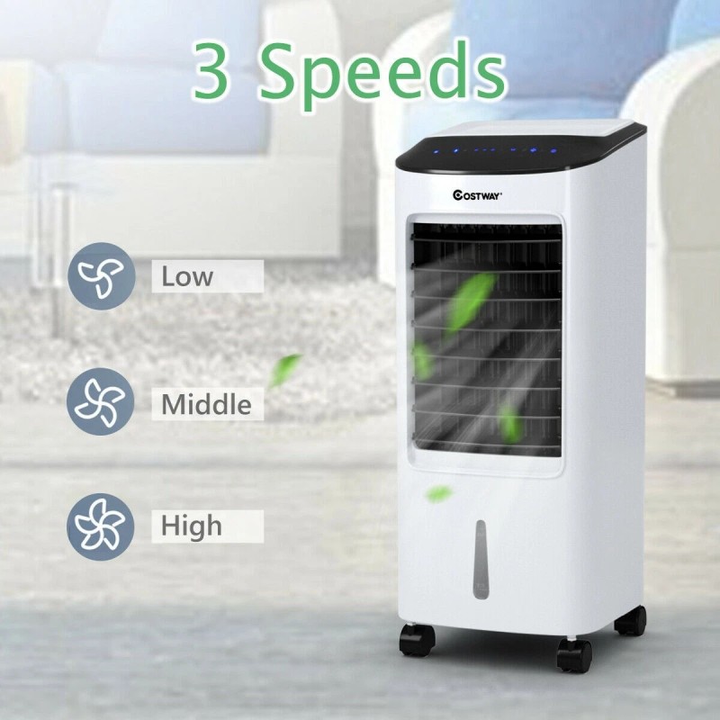 Costway Evaporative Portable Air Cooler Fan Humidifier with Remote Control