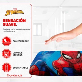 Providencia Toalla Hombre Araña Premium para Baño 75 x 150 cm. Estampado Digital. Tacto Suave