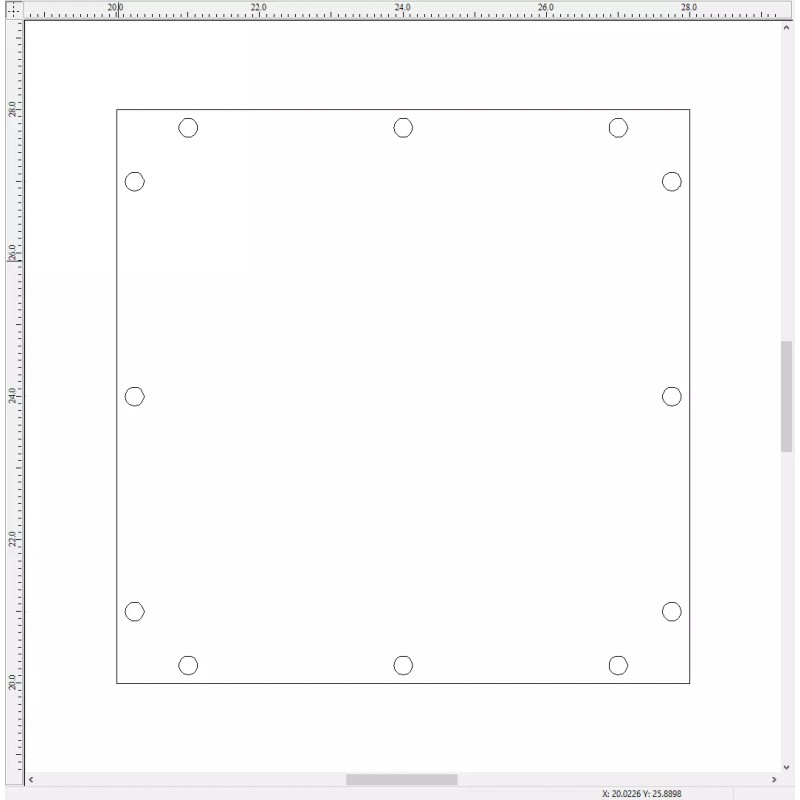Skar Audio Blank 8” X 8” Plexiglass Viewing Window 3/4"