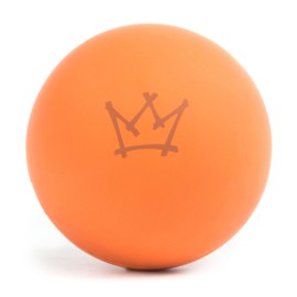 Rudelkönig Dog Ball Made of Natural Rubber – Orange Ball with 6.5 cm Diameter – Virtually Indestructible Rubber Ball for Dogs