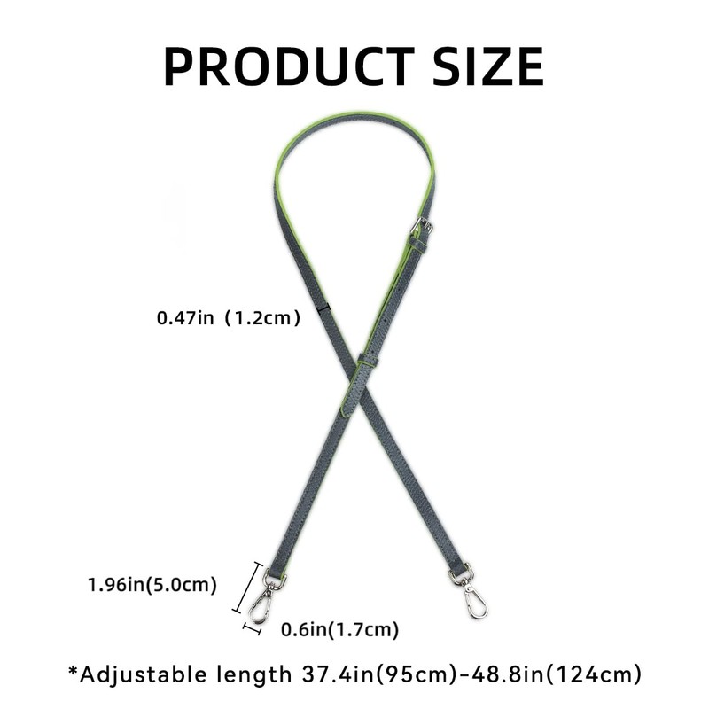 jiesinlov Replacement Leather Strap Adjustable Shoulder Straps to fit Longchamp