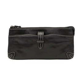 Dakota DA-31505 Women's Long Wallet, L-Shaped Zipper, Genuine Leather, black (10)