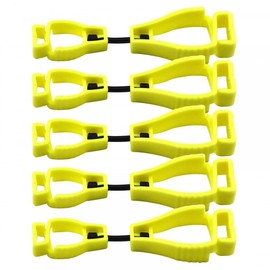 DONGKER Glove Holder, Pack of 5 Glove Clips, Glove Grabber Clips Holder, Safety Work Glove Holder for Fire Brigade, Police, Workers