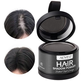 Hairline Powder, Hairline Shadow,Quick Cover Hair Root Concealer, Eyebrows & Beard Line for Thinning Hairline, Windproof&Sweatproof for Men and Women. (Dark Brown)