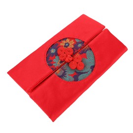 Operitacx 1pc Embroidery Fabric Red Envelope Money Packet Decorative Red Packet Money Storage Packet Chinese New Year Red Envelope Creative Red Envelope Silk Cloth Red Envelope