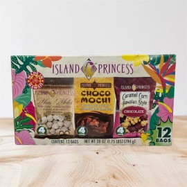 MAUNA LOA HAWAII - Island Princess Island Chocolate, Popcorn Sweet Treats 2oz x 12 Bags