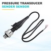 sourcing map Pressure Transducer Sender Sensor with Connector, G1/4" 80