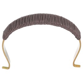 uxcell Metal Tea Pot Handle External Buckle Teapot Rope Wrapped U-Shape Handle Replacement for Span 2.8-3.5 Inch Ceramic Pottery Teapot Kettle Accessories Supplies, Gold/Brown