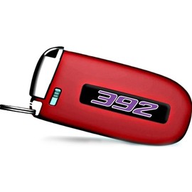 TOOLEPIC for Dodge Challenger Charger Durango and Jeep Grand Cherokee Key fob Badges 2015-2024-Set of 2 - Finest Stickers Inlays Emblems Accessories for 392 Hemi, Ideal for Decals -Plum Crazy Purple