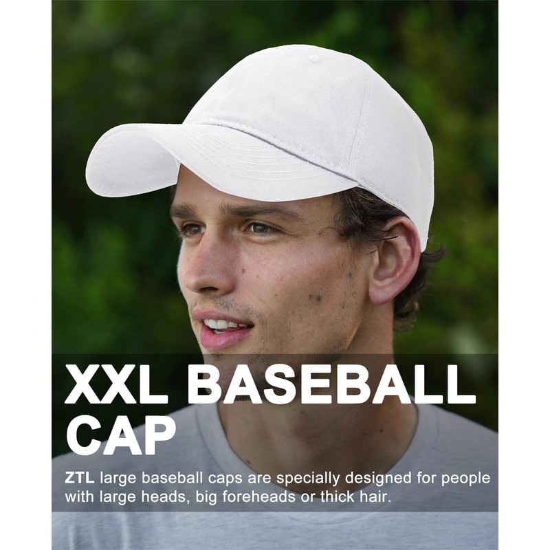 Oversize XXL Baseball Cap for Big Heads 23.6"-25.6", Extra Large