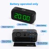 Timegyro Digital Alarm Clock Battery Operated with LED Display for
