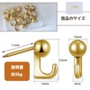 5WYOUKE (10 Pieces) Gypsum Board Hooks, Thumbtacks Hooks, Pin Hooks,
