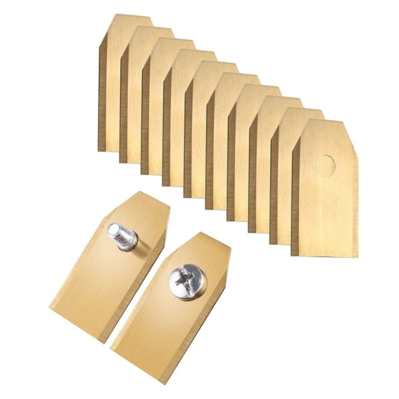 Replacement Blades Titanium 35 mm with Screws for Gardena Sileno