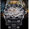 FORSINING Retro Steampunk Skeleton Automatic Diamond Royal Carving Men's Watches