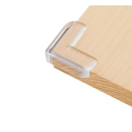 Baby Proof Corner Protectors, 12 Pack Clear Transparent L-Shaped Bumper Cushion for Sharp Corners, Furniture Corners and Edges Protector for Baby Safety