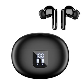 Wireless Earphones, 2025 Latest Bluetooth Earphones, Headphones, Bluetooth 5.4 Compatible, Call Noise-Canceling Bluetooth Earphones, Up to 7 Hours of Continuous Playback, Charging Case Included, Touch
