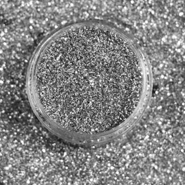 Mermaid Glitter Cosmetics Silver Moon ~ Make-Up & Body Glitter 1oz jar