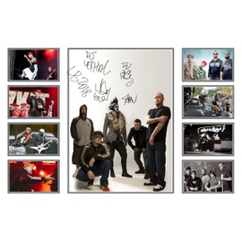 Limp Bizkit Signed Poster Print- Limited Edition Autograph Fan Gift – Collectible Memorabilia Merchandise (Unframed A4 (30x21cm))