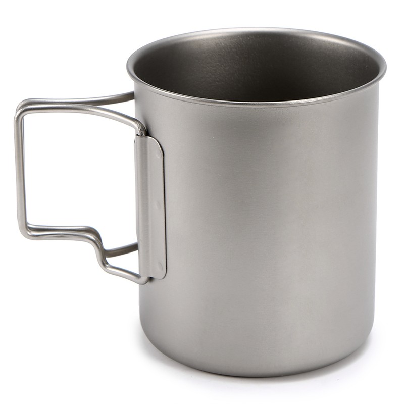 450ml 750ml Cup Set Ultralight Titanium Cup Hanging Pot Set