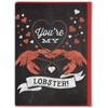 Brainbox Candy - Funny Valentines Cards - 'You're My Lobster'