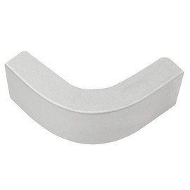 G-PLUS Silver Pontoon Boat Aluminum Corner Cap F-22 C-shaped 1-1/2 Inch 3-1/4 Inch Corner Cap Bracket