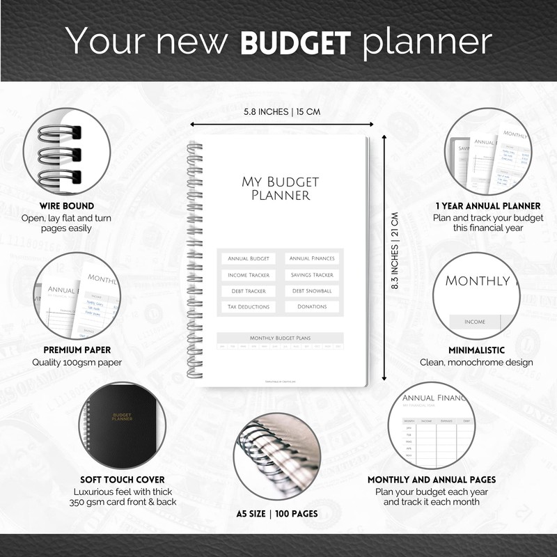 Budget Planner & Monthly Bill Organizer | Finance Budget Planner,