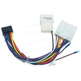 Strpump Adaptador de cable para radio de coche estéreo de 16 pines para Mitsubishi Pajero Sport 2006 07 08 09 10 11~presente