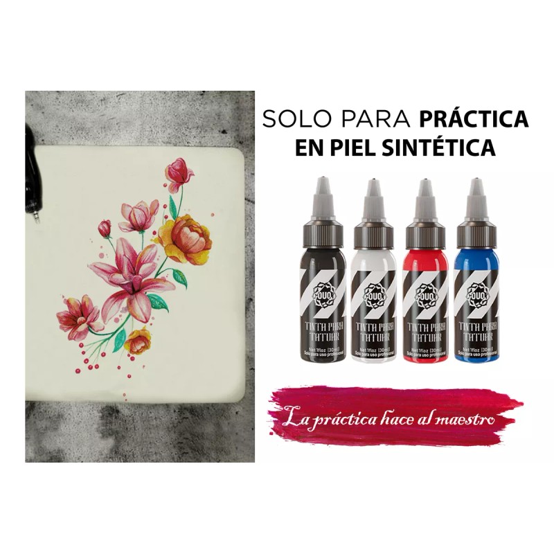 OUO Kit De Maquina Para Tatuar Profesional Completo Alta Calidad