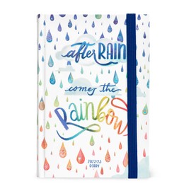 Legami - Calendar 16 Month Daily Planner, Medium, 2022/2023, 12 x 18 cm, After Rain Theme, Made of FSC® Certified Paper, from September 2022 to December 2023, White Paper 80 g/m²