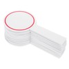 jojofuny 20Pcs Handheld Mini Whiteboard Blank Scoreboard Dry Erase Paddles