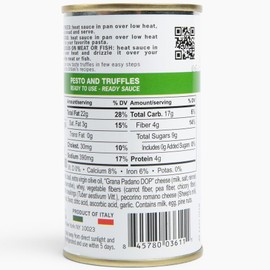 Urbani Truffles Pesto & Black Truffle Sauce 180g (6.4oz) - Italian Gourmet Sauce for Pasta, Meats, and Crostini, All-Natural & Ready to Use Gift, No Artificial Ingredients
