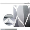 Polyester Waterproof Shower Curtain Abstract Geometric Shower Curtain Modern Luxury