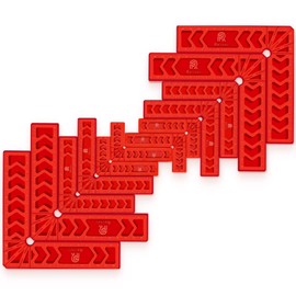 Relitec R 90 Degree Positioning Squares, Clamping Square, Right Angle Clamp Corner Clamp Woodworking Tools for Wood Cabinets, Carpenter Tool for Photo Frames Box Drawer, Set of 12（3" 4" 6")