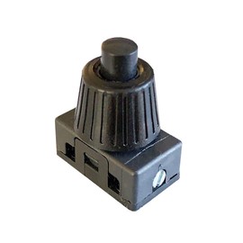 Built-in Pressure Switch 1-Pin 250V 2A Black with Screw Cap Diameter 21 x 12.5 x 26 mm Single Pole Pressure Switch