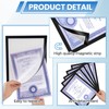 20 Pieces Magnetic Adhesive Frames 8x10 inches, Self-Adhesive Door Window