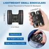 AHFLRITO Compact Binoculars, Lightweight Foldable Small Binoculars for Adults and