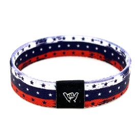 Hang Loose Bands - Southwestern Bracelet for Men, Women & Teens - Comfy Tribal Print and Boho - Western Style Reversible Wristband - Freedom | Small: 6.5" (most common fitting size)