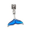 LaBenie Dangle Blue Whale Fish Tail Charm