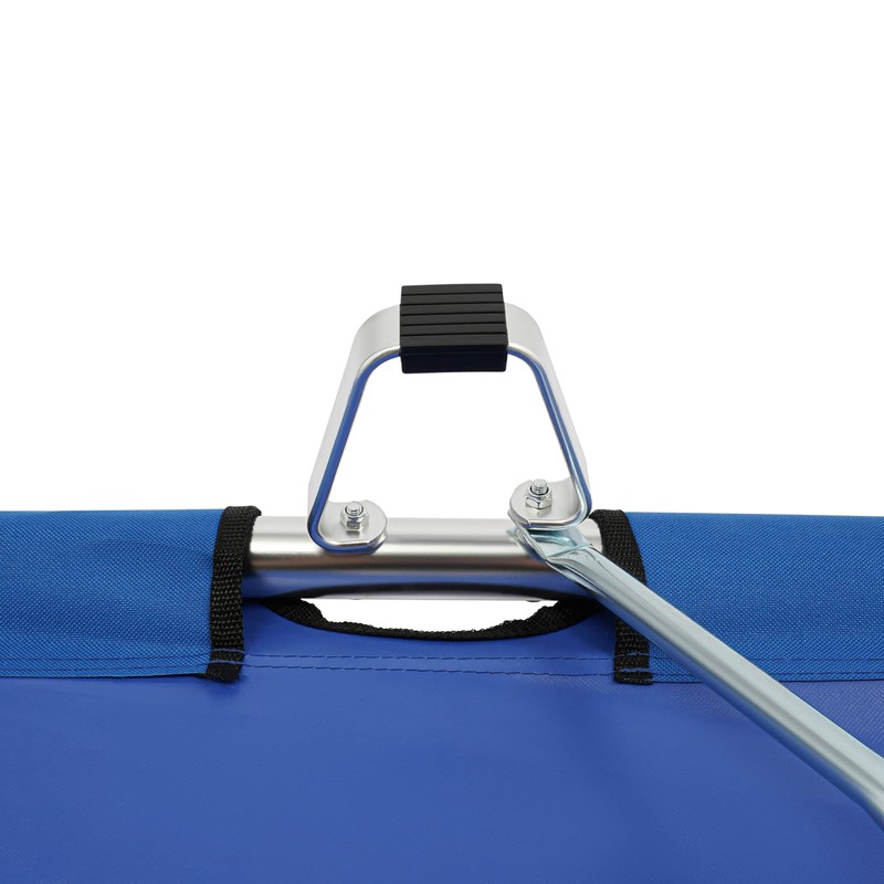 Folding Stretcher with 2 Adjustable Safety Straps & Heavy Duty