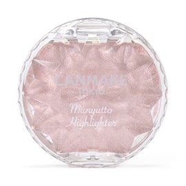 Canmake Munyutto Highlighter 02 Rose Quartz 0.1 oz (3.8 g) Raw Rare Highlighter Tight Smooth Pink