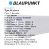 Blaupunkt AMP-1804BTPRO 1600W 4-Channel Amplifier with Bluetooth - 2 Ohm