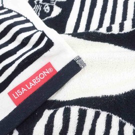 Marushin Lisa Larson 6805015100 Face Towel, Lisa Larson, Monochrome, Lisa Larson, Nordic, Stylish, Brand, Face Towel, Bath Towel, Long, Cotton