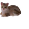 Houseworks Dollhouse Miniatures 1:12 Scale Tabby Cat Sitting #IM65491