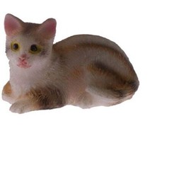 Houseworks Dollhouse Miniatures 1:12 Scale Tabby Cat Sitting #IM65491