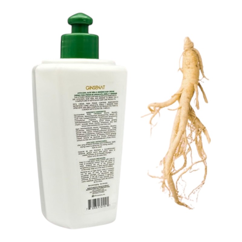 GINSENAT Crema Para Peinar Aguacate 300ml Aguacate, sabila, ginseng