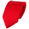 TigerTie Satin Silk Tie in Various Colours Plain - 100%